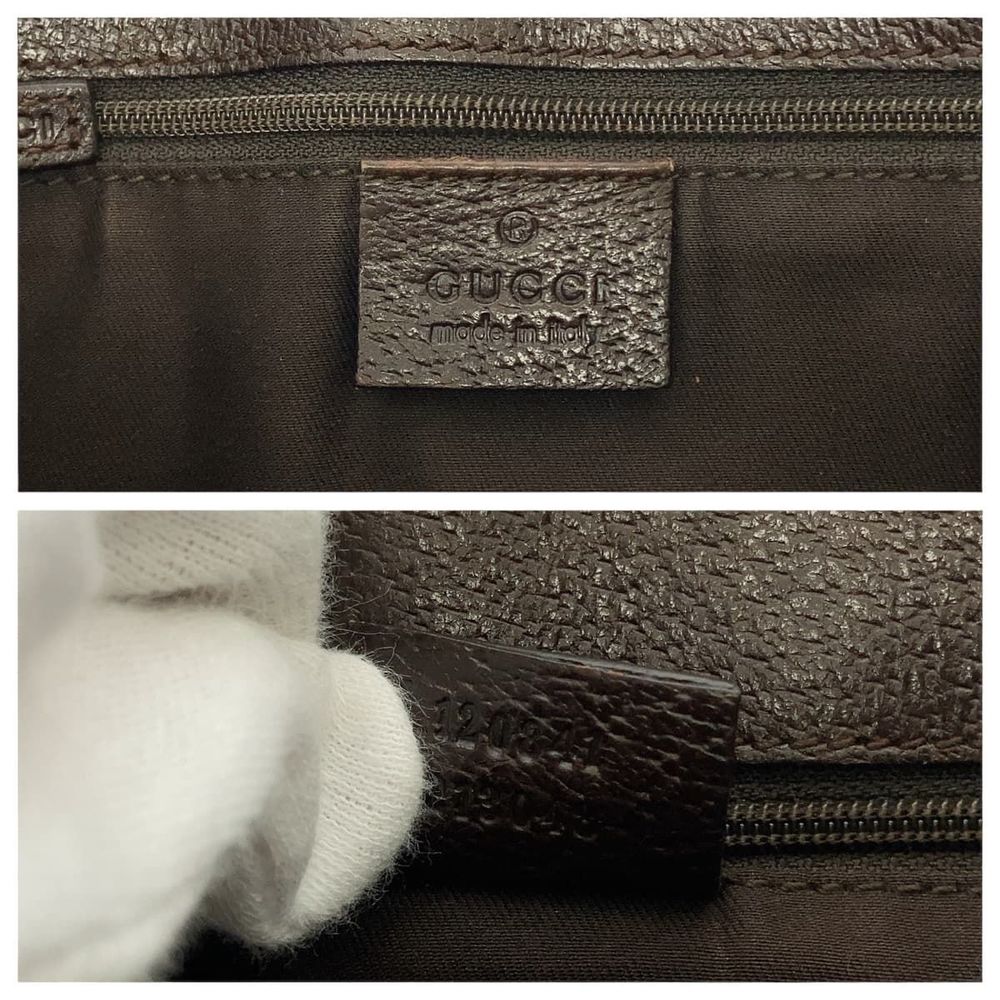 Gucci Eclipse Brown Silver Hardware Gg Canvas 120… - image 4